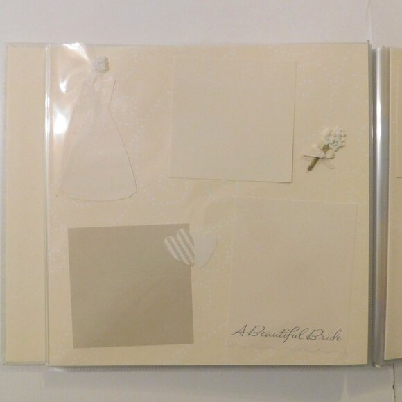 Hallmark Happy Ever After 12x12 Scrapbook Album 20 Pre-designed Pages Photo Safe - Picture 7 of 9